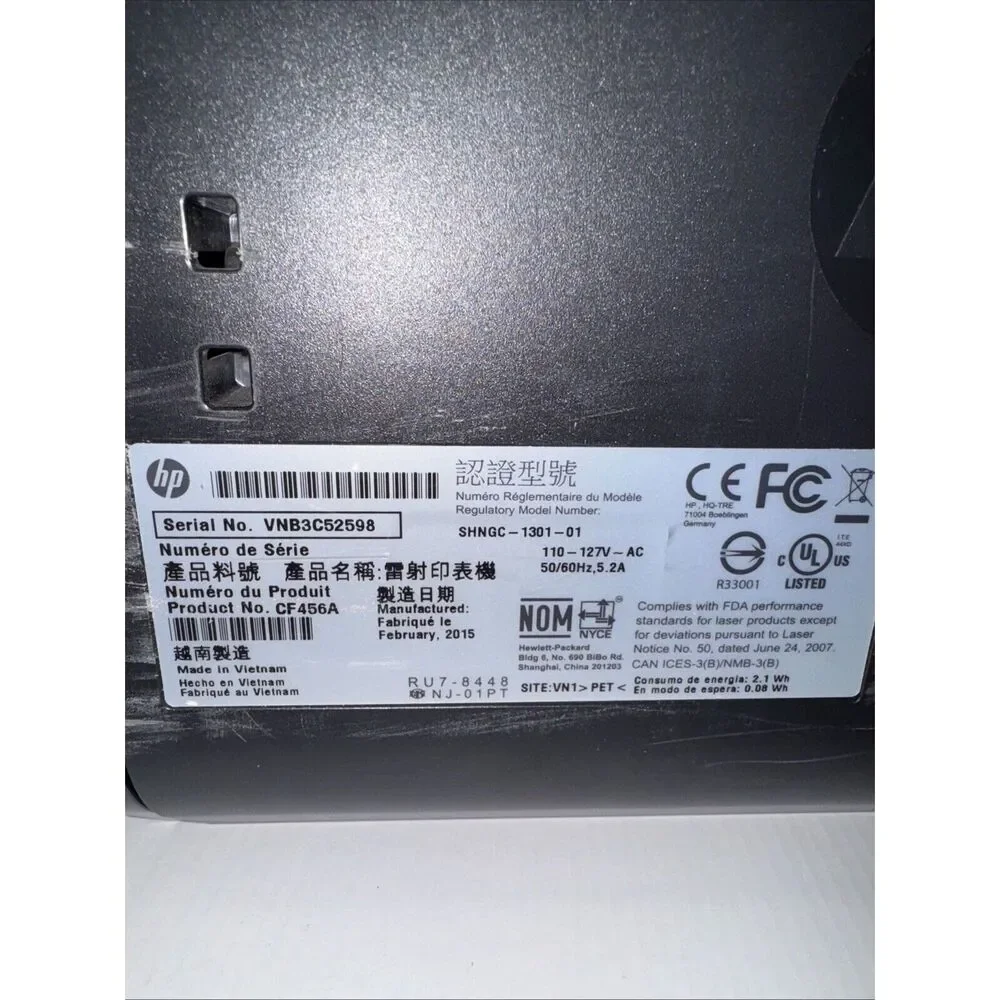 HP Laser Jet Pro M201dw Wifi/USB Duplex Network Printer In Black